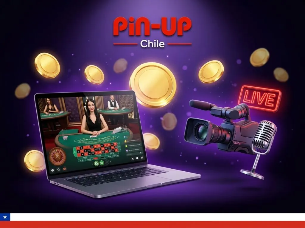 Disfruta mesas de casino en vivo con transmisión en tiempo real en Pin-Up Chile.